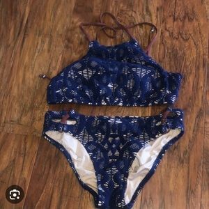 Nanette Lepore Women's Hipster Bikini Swimsuit Indigo/Coachella Small
